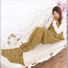 Mermaid Tail Blanket Handmade Crochet